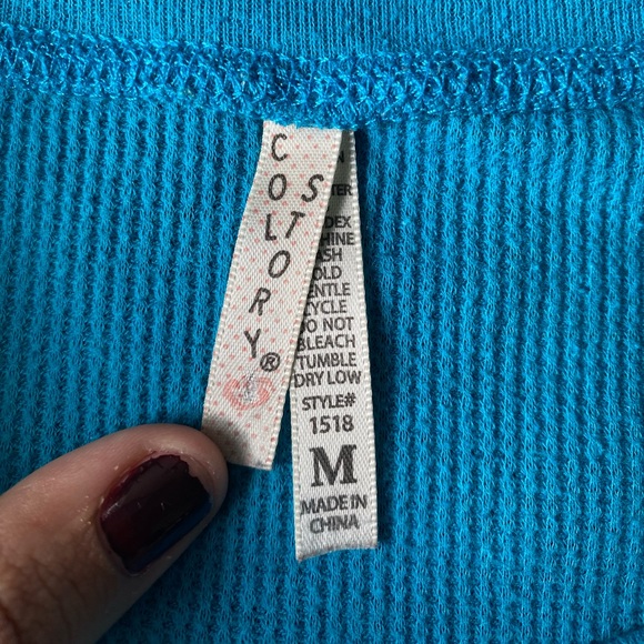 Turquoise Long Sleeve - Picture 2 of 2